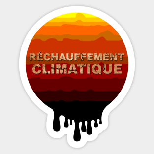 Réchauffement climatique Sticker